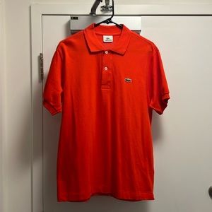 Lacoste, size 4/medium, orange